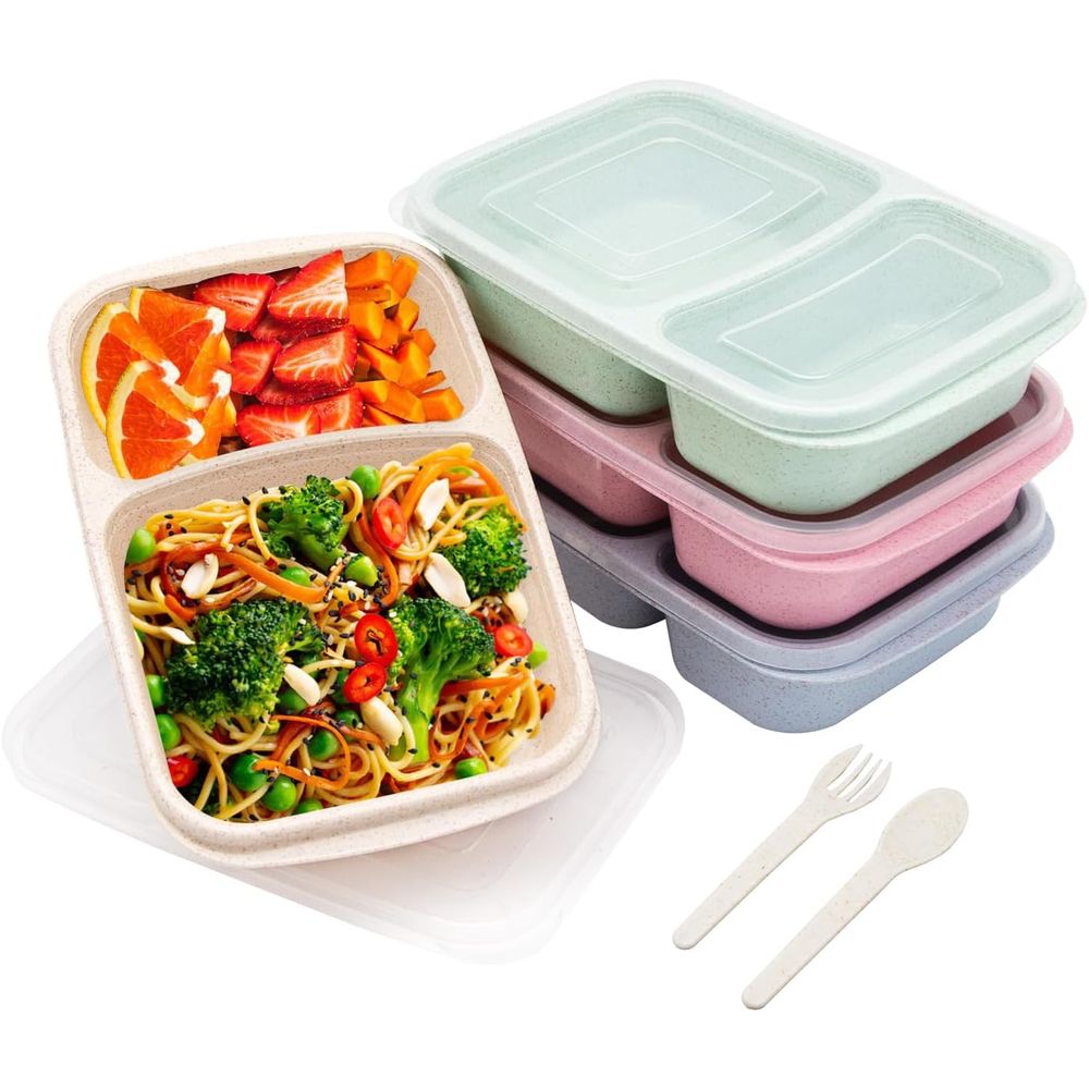 Meal Prep Lunch - Conjunto de 4 Caixas de Almoço