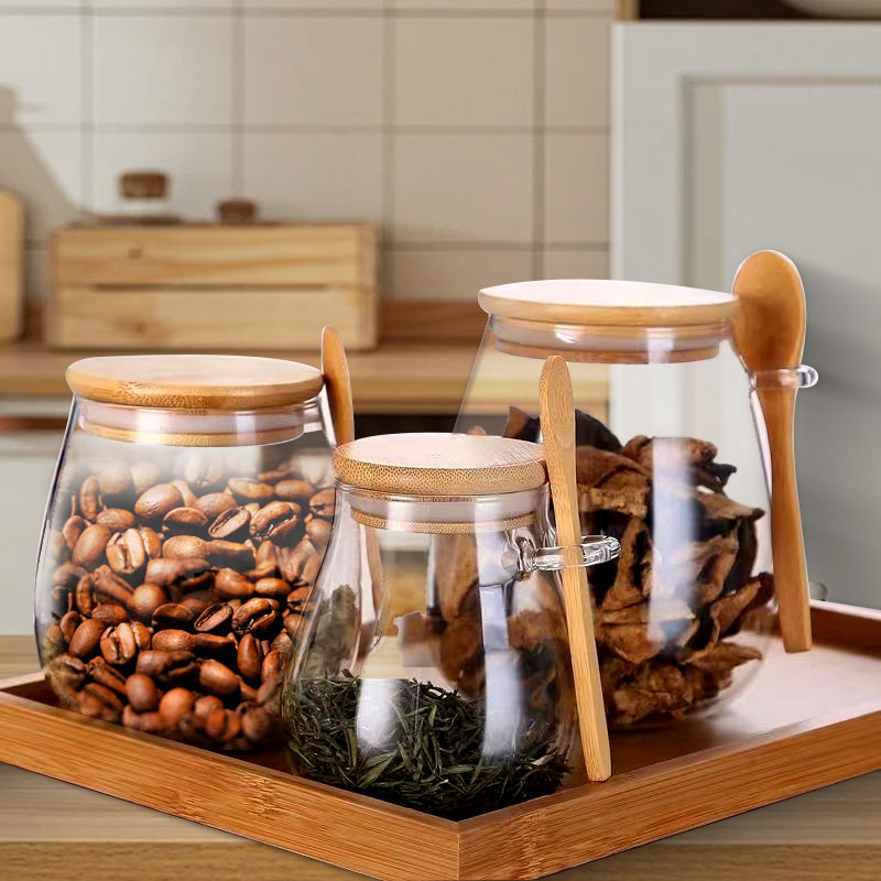 Meal Prep Glass Containers With Lids - Frasco de vidro selado de 34