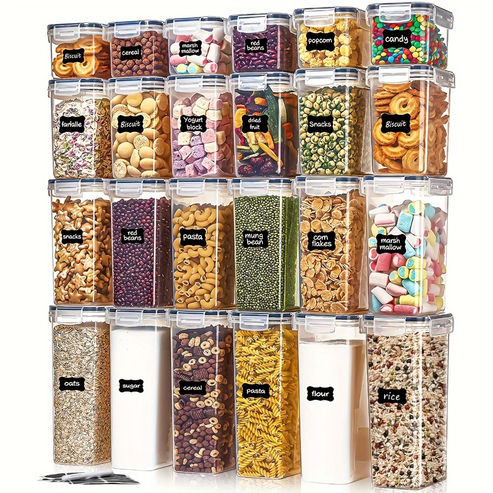 Meal Prep Box - Conjunto de 24 Peças: 12 Potes