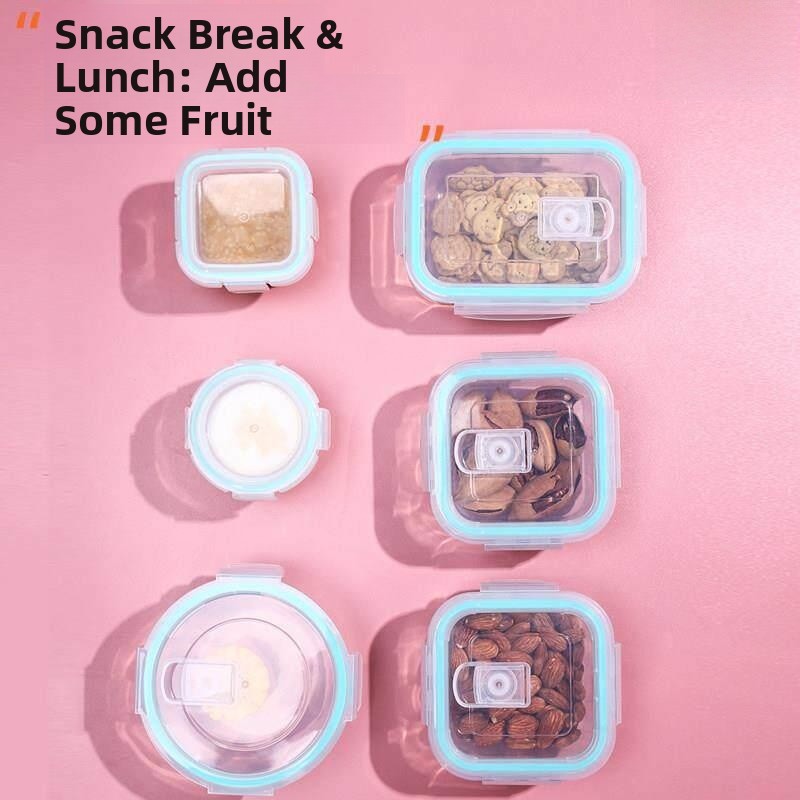 Meal Prep Glass Containers With Lids - Recipiente de Vidro para Alimentos com