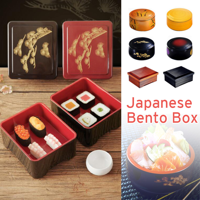 Meal Prep Japanese - Estilo japonês caixas bento resina caixa