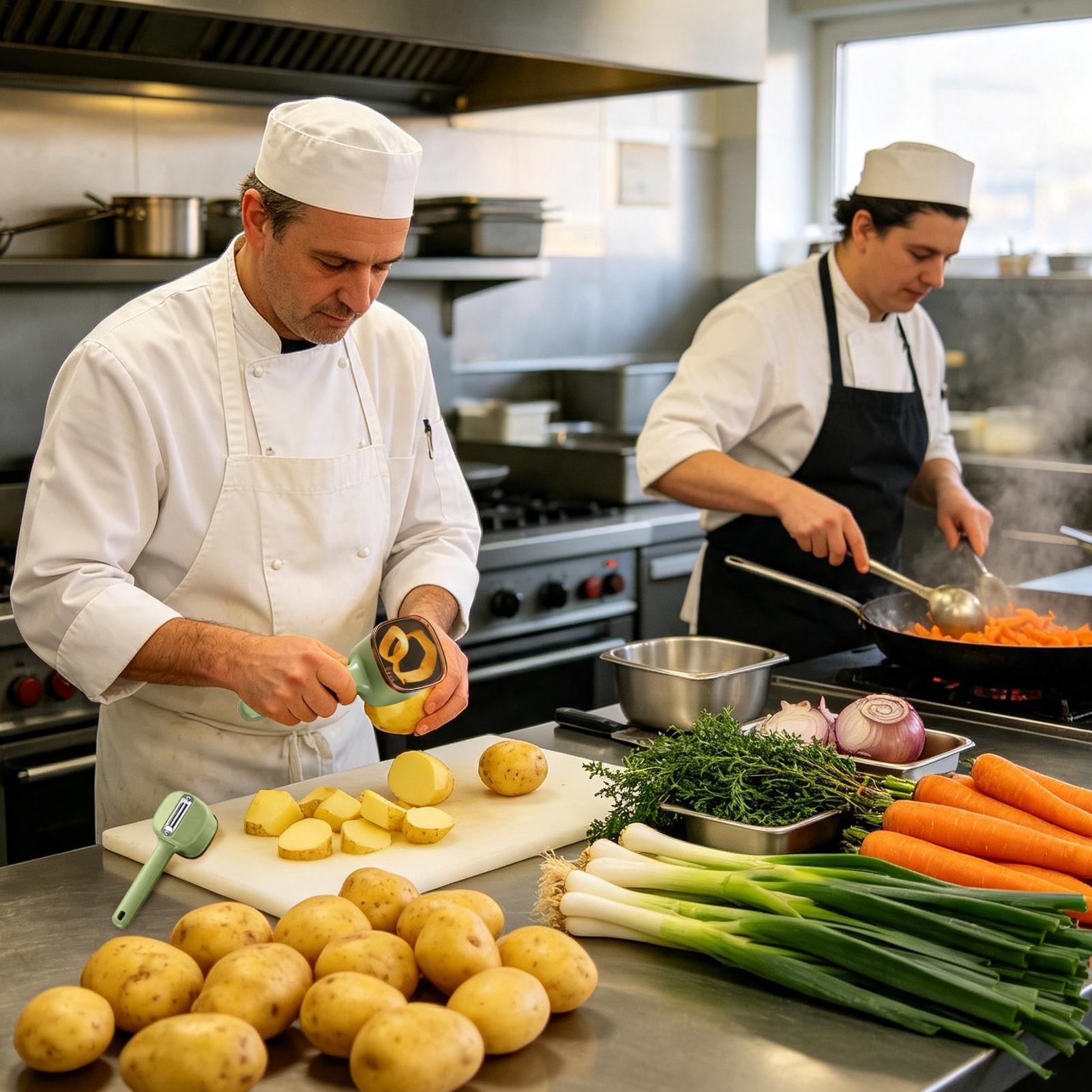 Meal Prep Restaurant - Descascador de Legumes com Coletor e