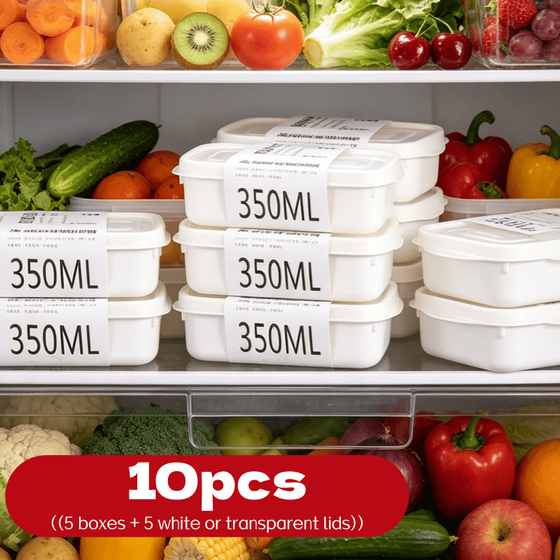 Meal Prep Box - Conjunto de 10 Caixas de Armazenamento