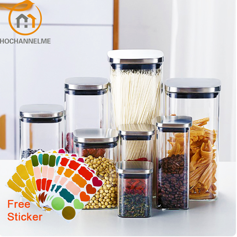 Meal Prep Glass Containers With Lids - Os frascos de vidro selados com