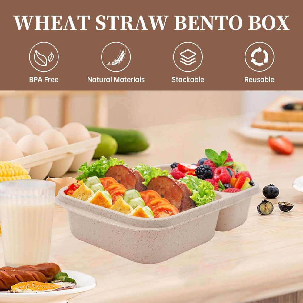Conjunto de 4 Caixas de Almoço - Meal Prep Lunch avaliação e preço