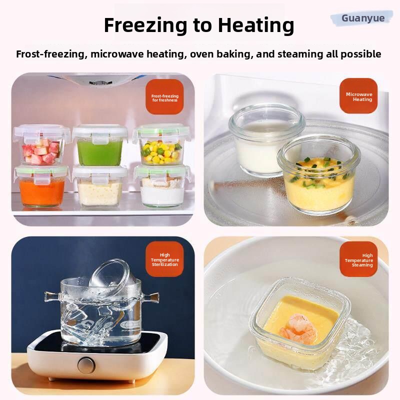   Recipiente de Vidro para Ali - Meal Prep Glass Containers With Lids avaliação e preço