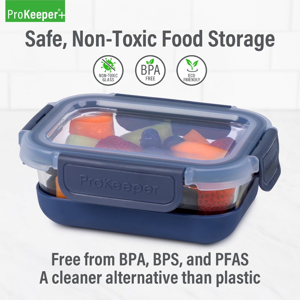 Conjunto de 2 Recipientes de V - Meal Prep Glass Containers With Lids avaliação e preço
