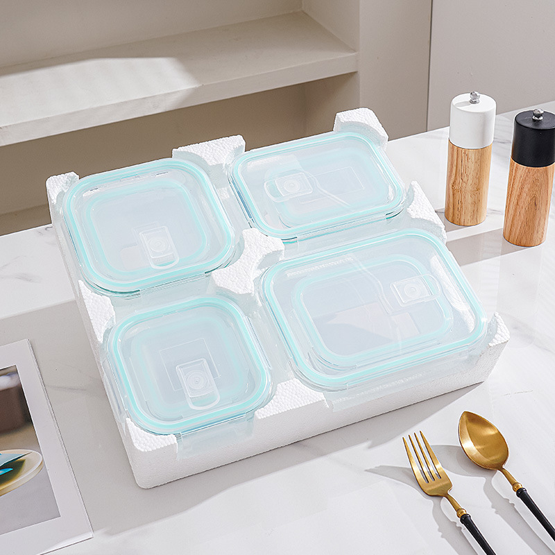 Conjunto de 8 Peças de Vidro p - Meal Prep Glass Containers With Lids avaliação e preço
