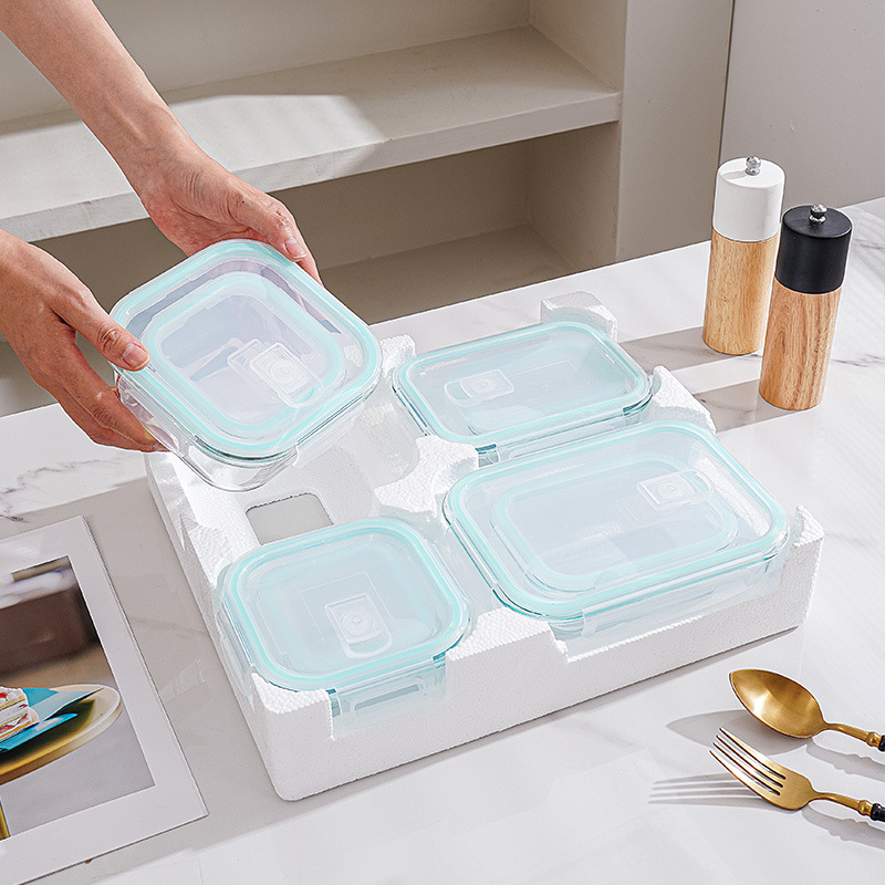 Conjunto de 8 Peças de Vidro p - Meal Prep Glass Containers With Lids avaliação e preço