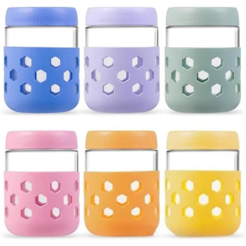 Potes de Vidro Macio com Tampa - Meal Prep Glass Containers With Lids avaliação e preço