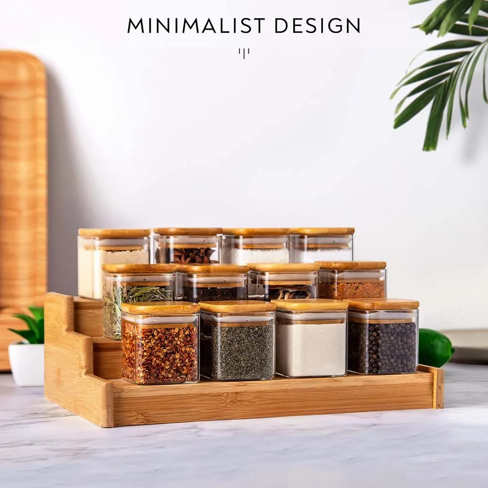 Frascos de especiarias quadrad - Meal Prep Glass Containers With Lids avaliação e preço