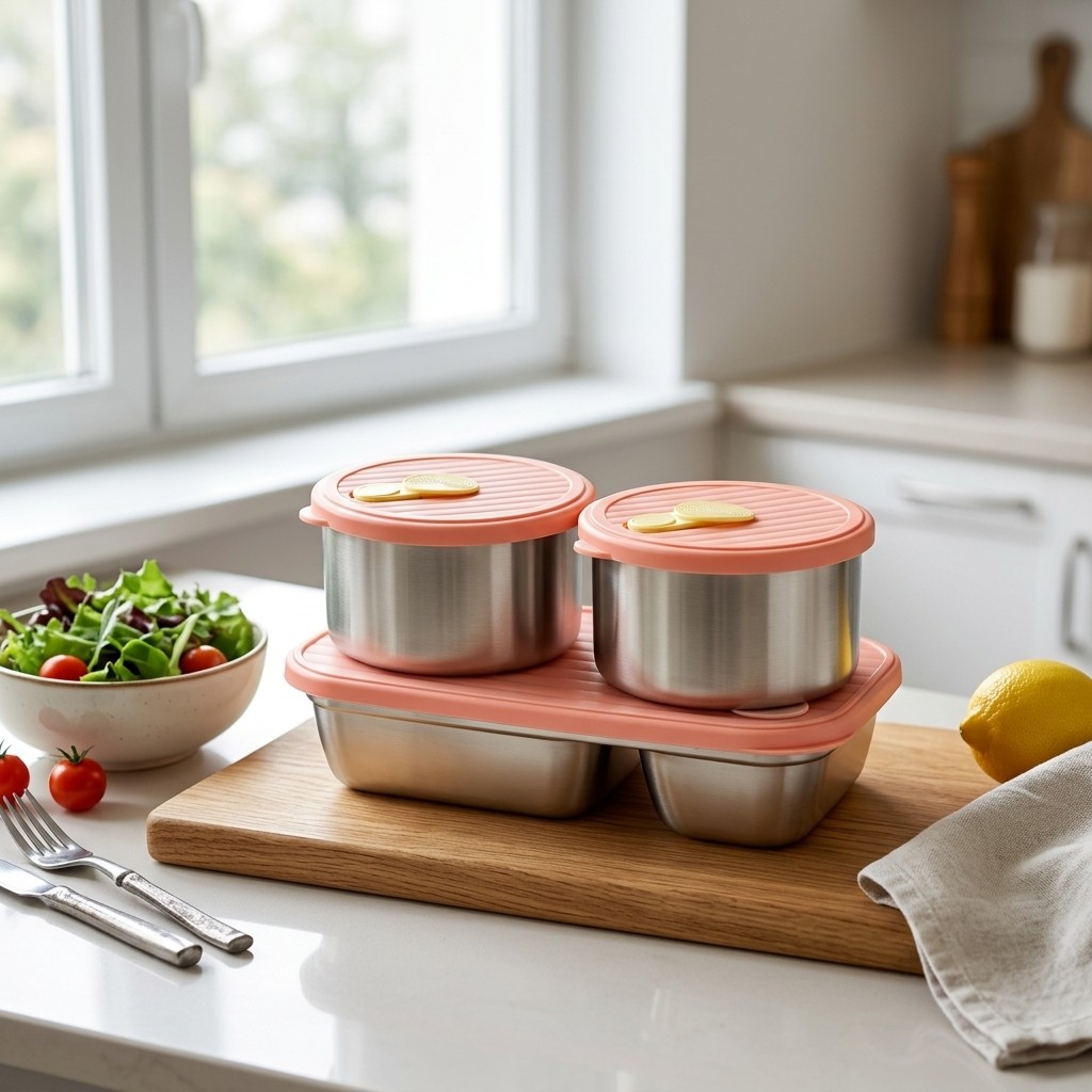 Conjunto de Marmitas de Aço In - Meal Prep Lunch avaliação e preço