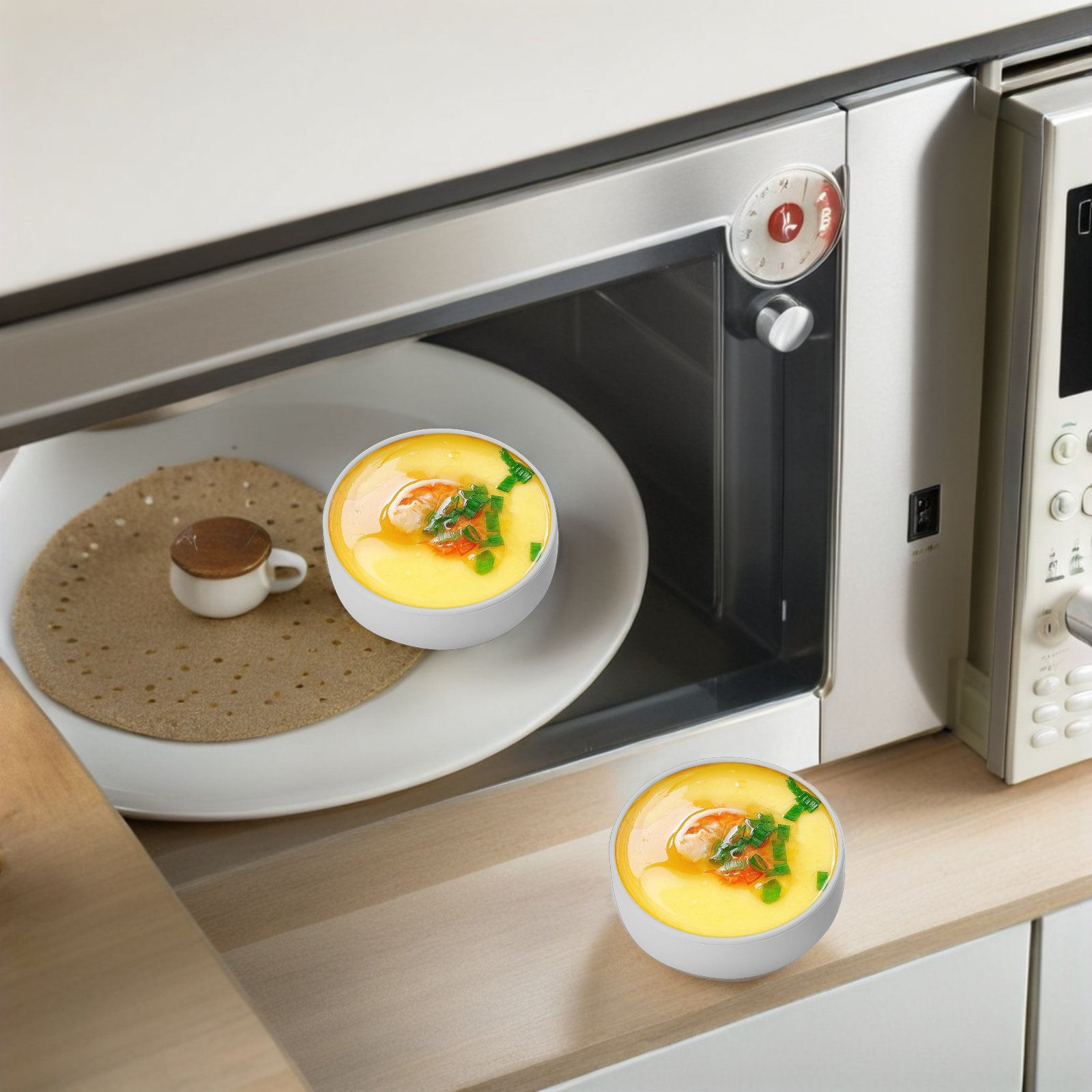 Conjunto de 3 Moldes de Silico - Meal Prep Healthy Breakfast avaliação e preço