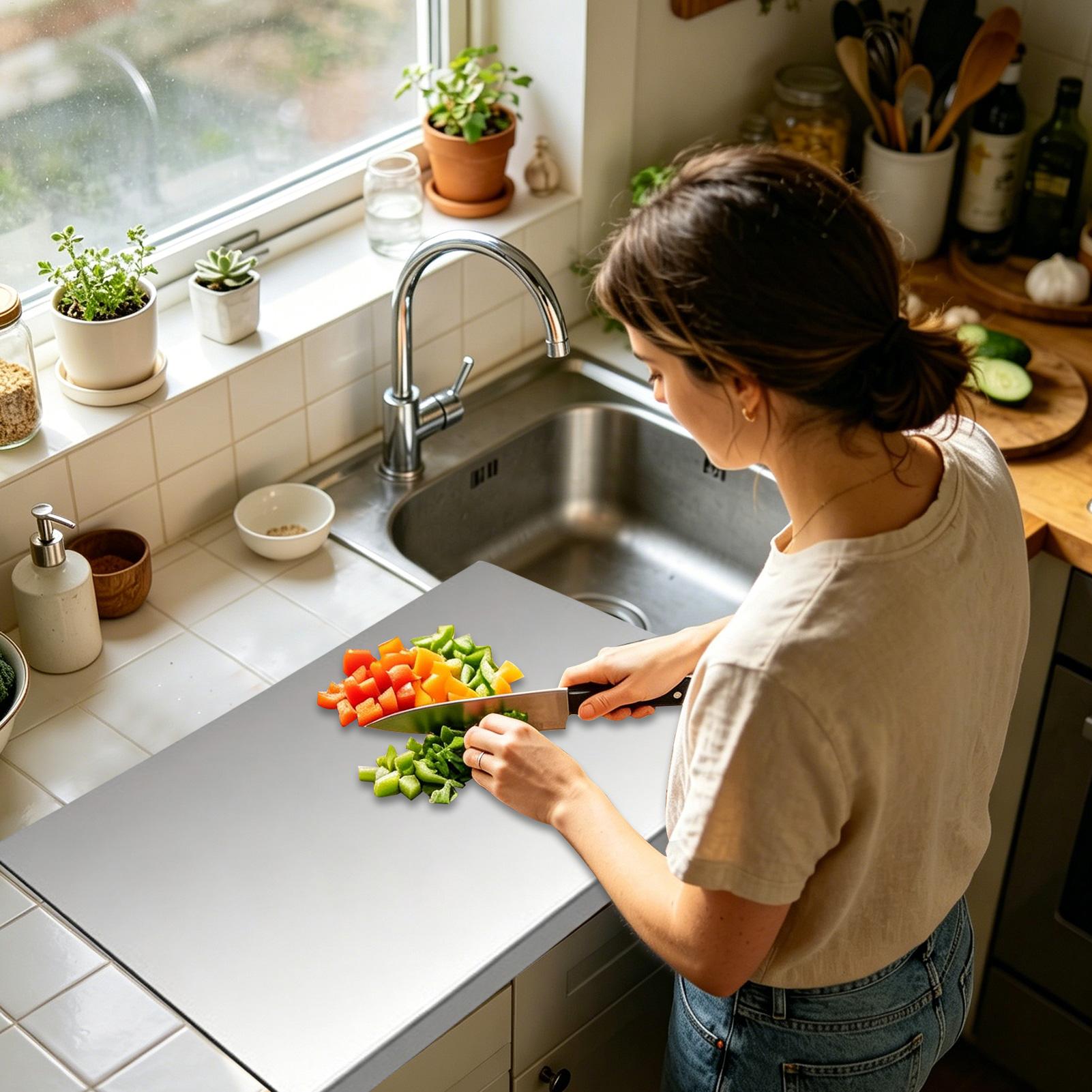 Tábua de corte de aço inoxidáv - Meal Prep Restaurant avaliação e preço