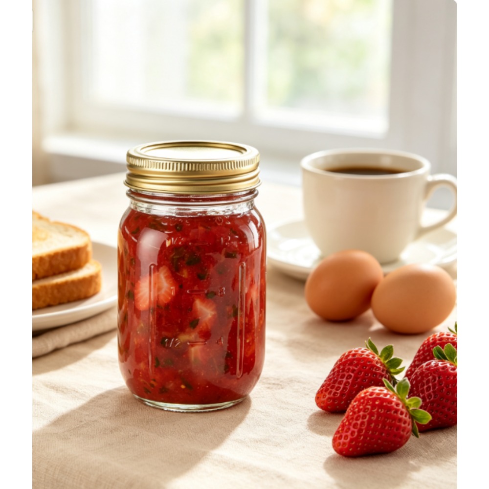 Potes Mason de 16oz da Mainsta - Meal Preparation avaliação e preço