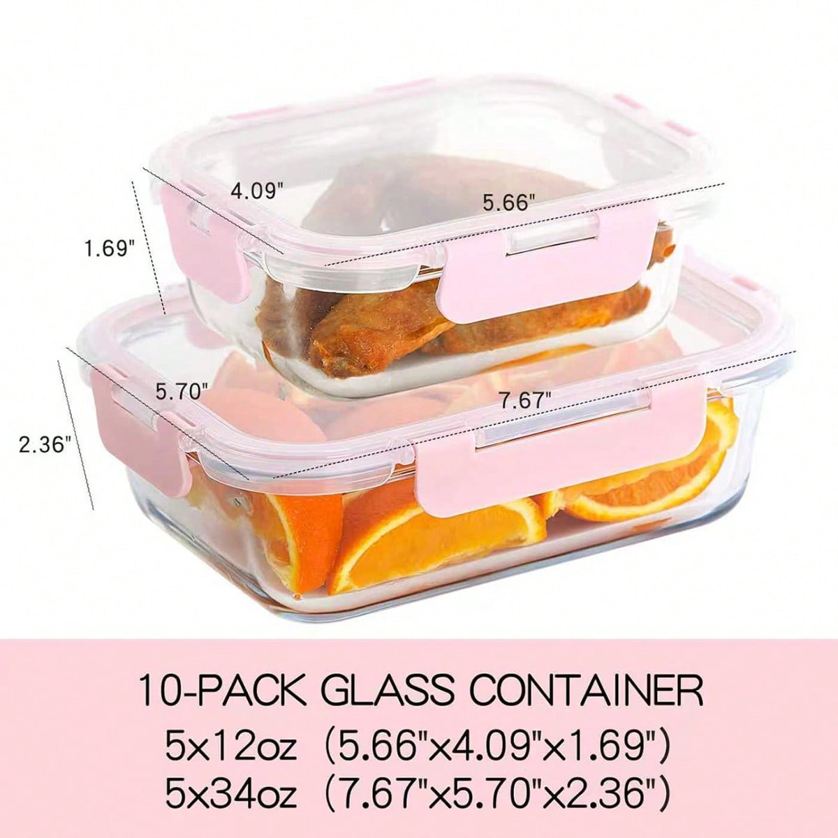Conjunto de 10 Recipientes de  - Meal Prep Lunch avaliação e preço