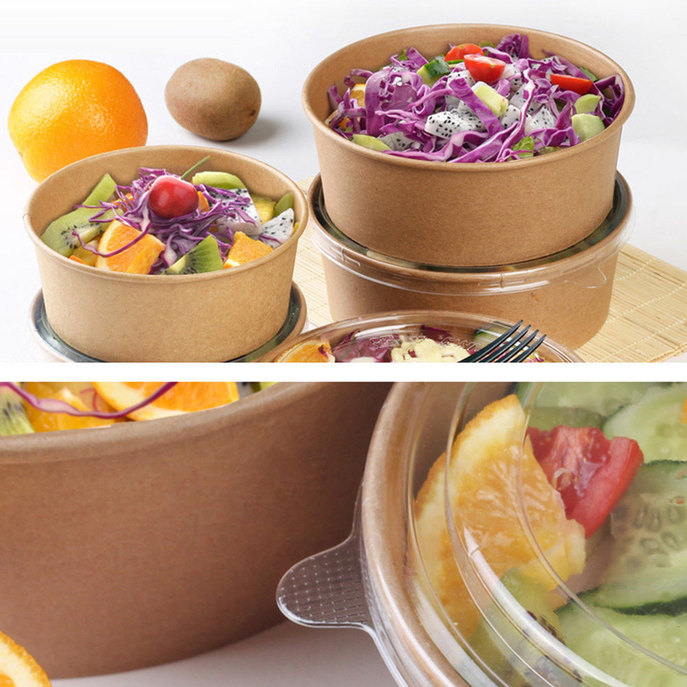20 Tigelas de Papel Kraft Desc - Meal Prep Box avaliação e preço