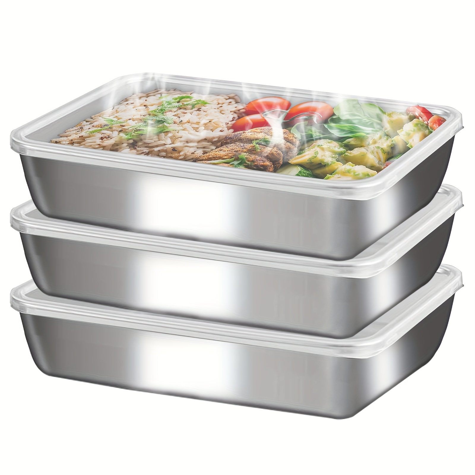 Conjunto de 3 Recipientes de A - Meal Prep Box avaliação e preço