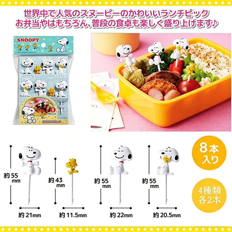 Garfo de frutas Snoopy para be - Meal Prep Box avaliação e preço
