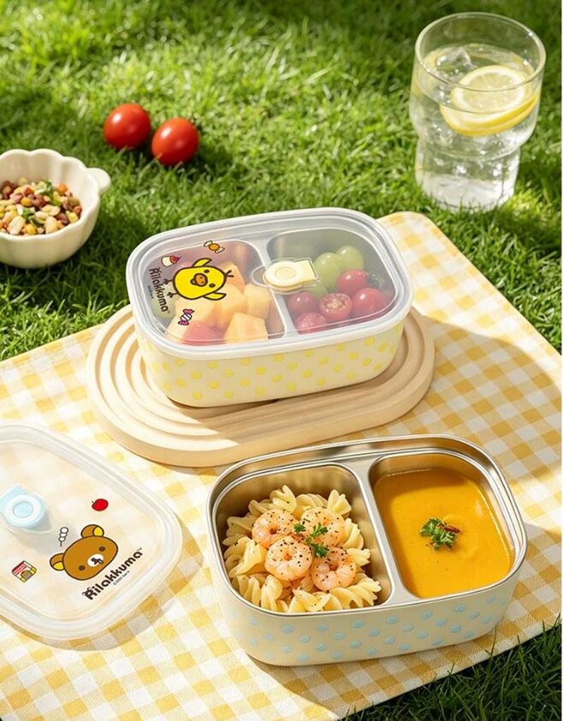 Caixa de Almoço Rilakkuma em A - Meal Prep Lunch avaliação e preço