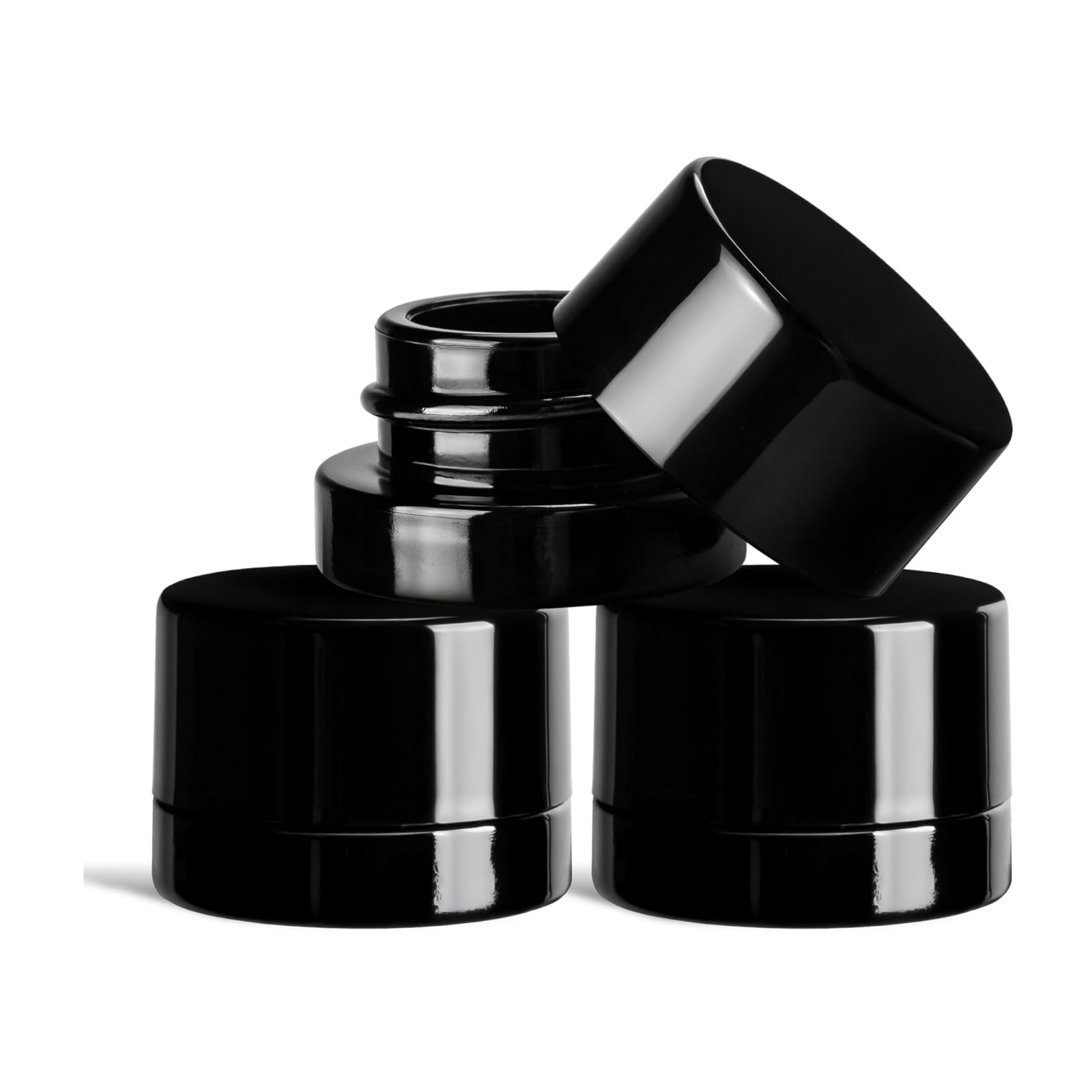 Frascos de vidro preto grosso  - Meal Prep Glass Containers With Lids avaliação e preço