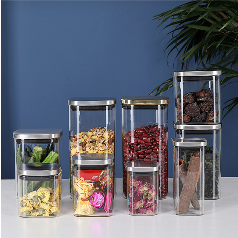 Os frascos de vidro selados co - Meal Prep Glass Containers With Lids avaliação e preço