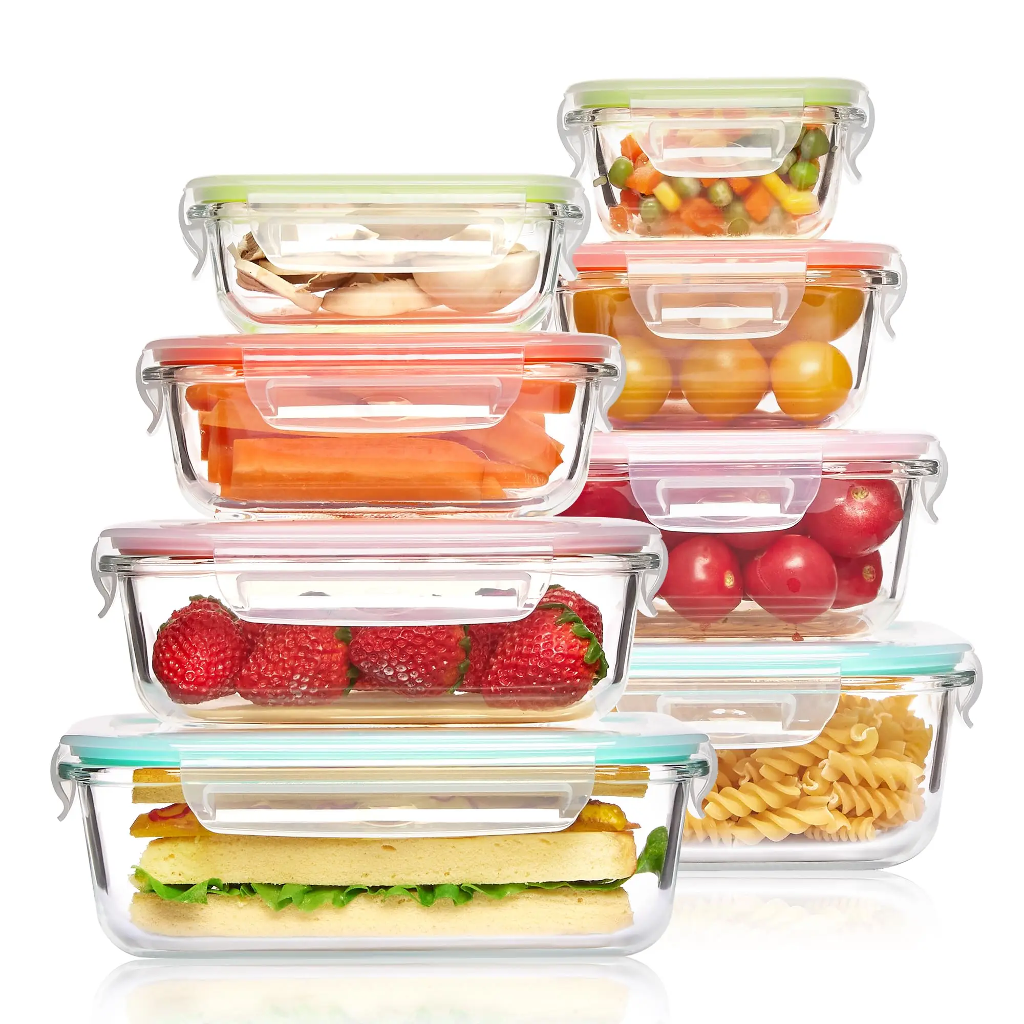 Lancheira de vidro, recipiente - Meal Preparation avaliação e preço