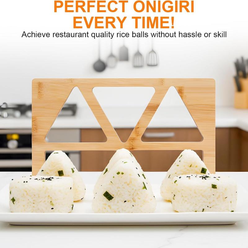 Molde de Madeira para Onigiri  - Meal Prep Japanese avaliação e preço