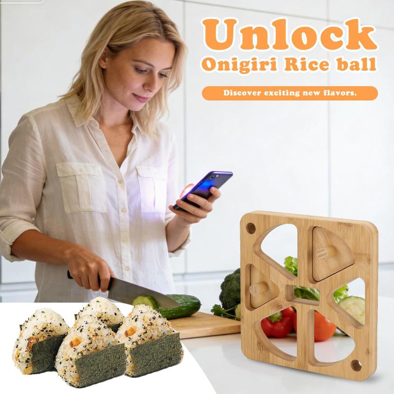 Molde de Madeira para Onigiri  - Meal Prep Japanese avaliação e preço