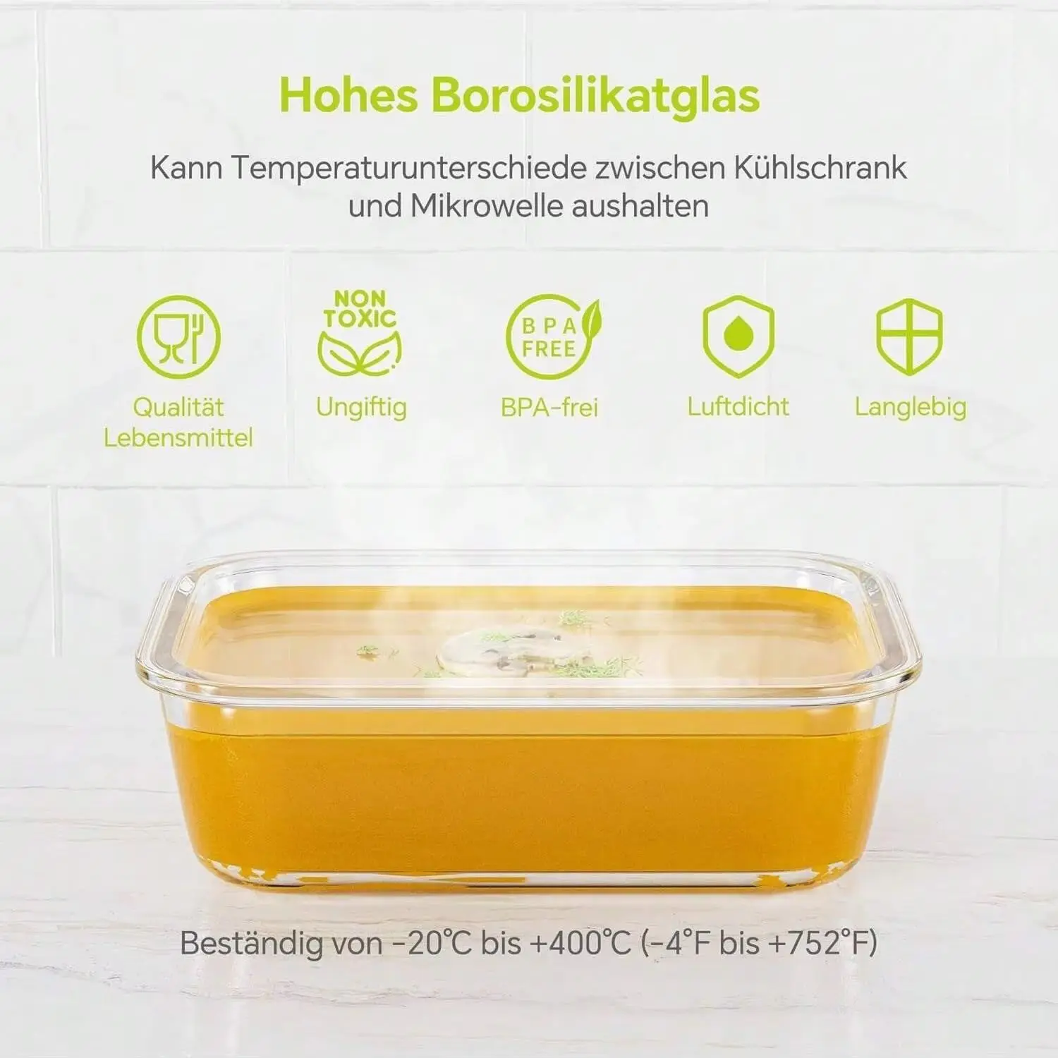 Recipiente de armazenamento de - Meal Prep Glass Containers With Lids avaliação e preço