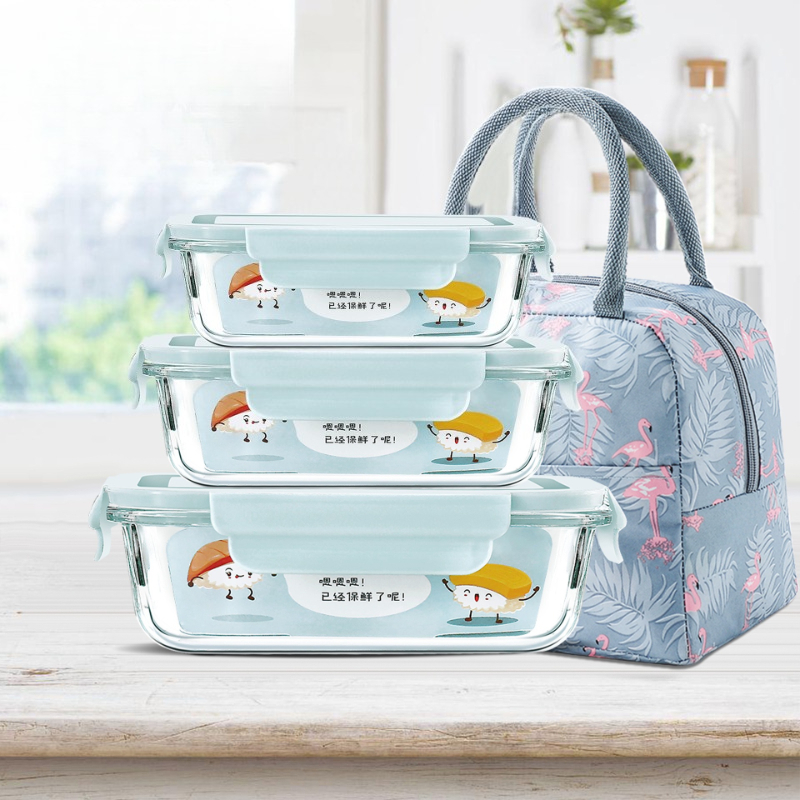 Recipiente de Vidro Resistente - Meal Prep Glass Containers With Lids avaliação e preço